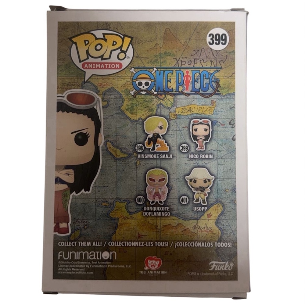 Funko Pop! Animation #399 Nico Robin One Piece Vinyl Figure w/ Box ONE PIECE - Picture 3 of 5